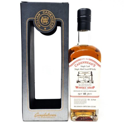 Caol Ila 40 Year Old Cadenhead's Single Cask Single Malt Scotch Whisky, 70cl, 52.2% ABV