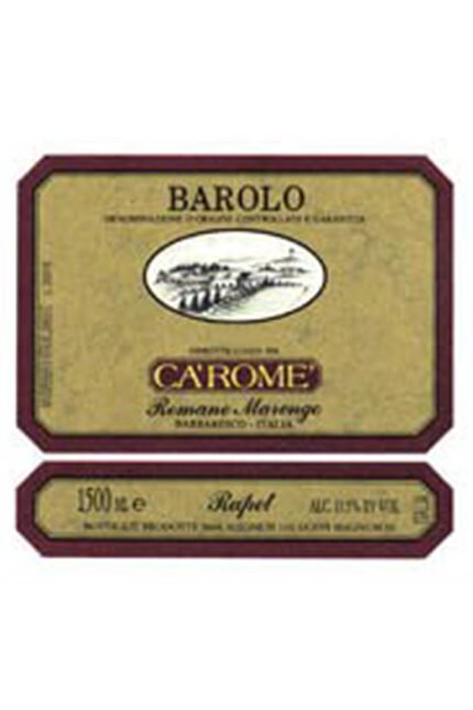 Ca'Rome Di Romano Marengo Barolo Rapet - 2008