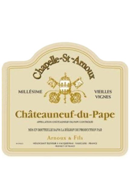 Chapelle St Arnoux Chateauneuf du Pape Vielles Vignes - 2009