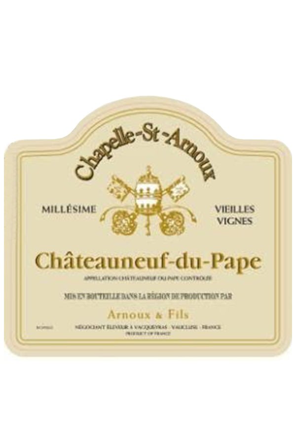 Chapelle St Arnoux Chateauneuf du Pape Vielles Vignes - 2009 Chapelle St Arnoux Chateauneuf du Pape Vielles Vignes - 2009