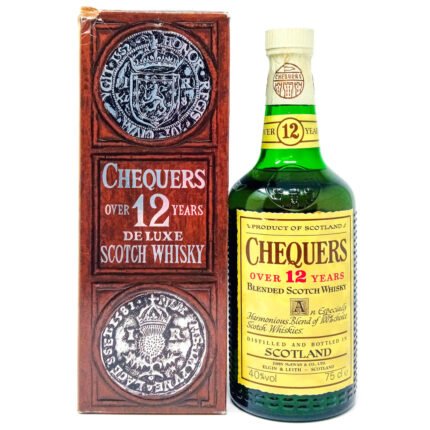 Chequers 12 Year Old Blended Scotch Whisky, 75cl, 40% ABV