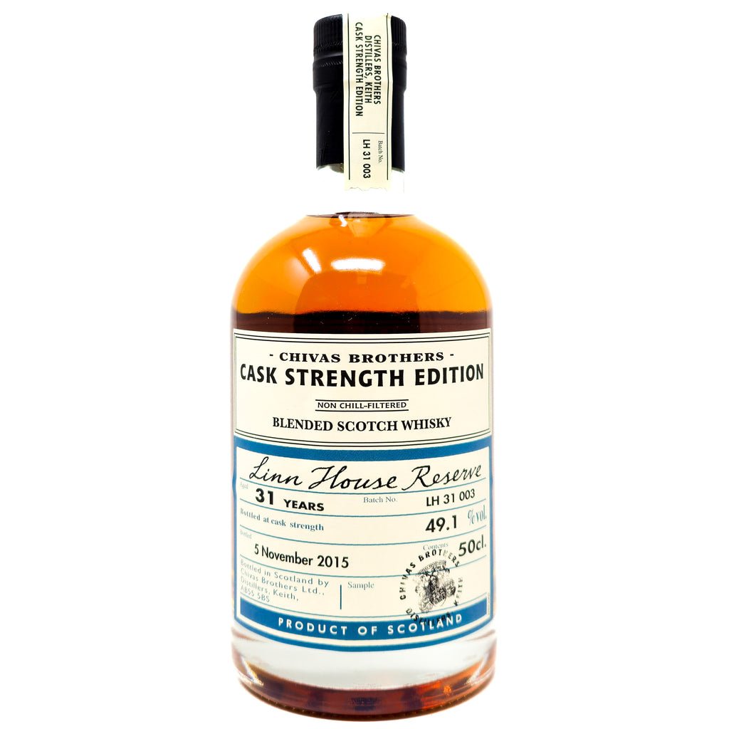 Chivas Brothers Linn House Reserve 31 Year Old Blended Scotch Whisky, 50cl, 49.1% ABV Chivas Brothers Linn House Reserve 31 Year Old Blended Scotch Whisky, 50cl, 49.1% ABV