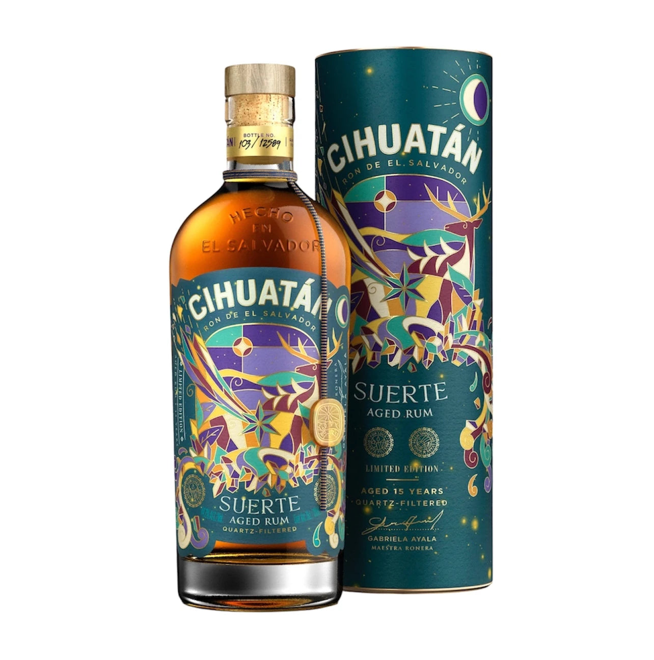 Cihuatan Suerte 15 Year Rum 750ML Cihuatan Suerte 15 Year Rum 750ML