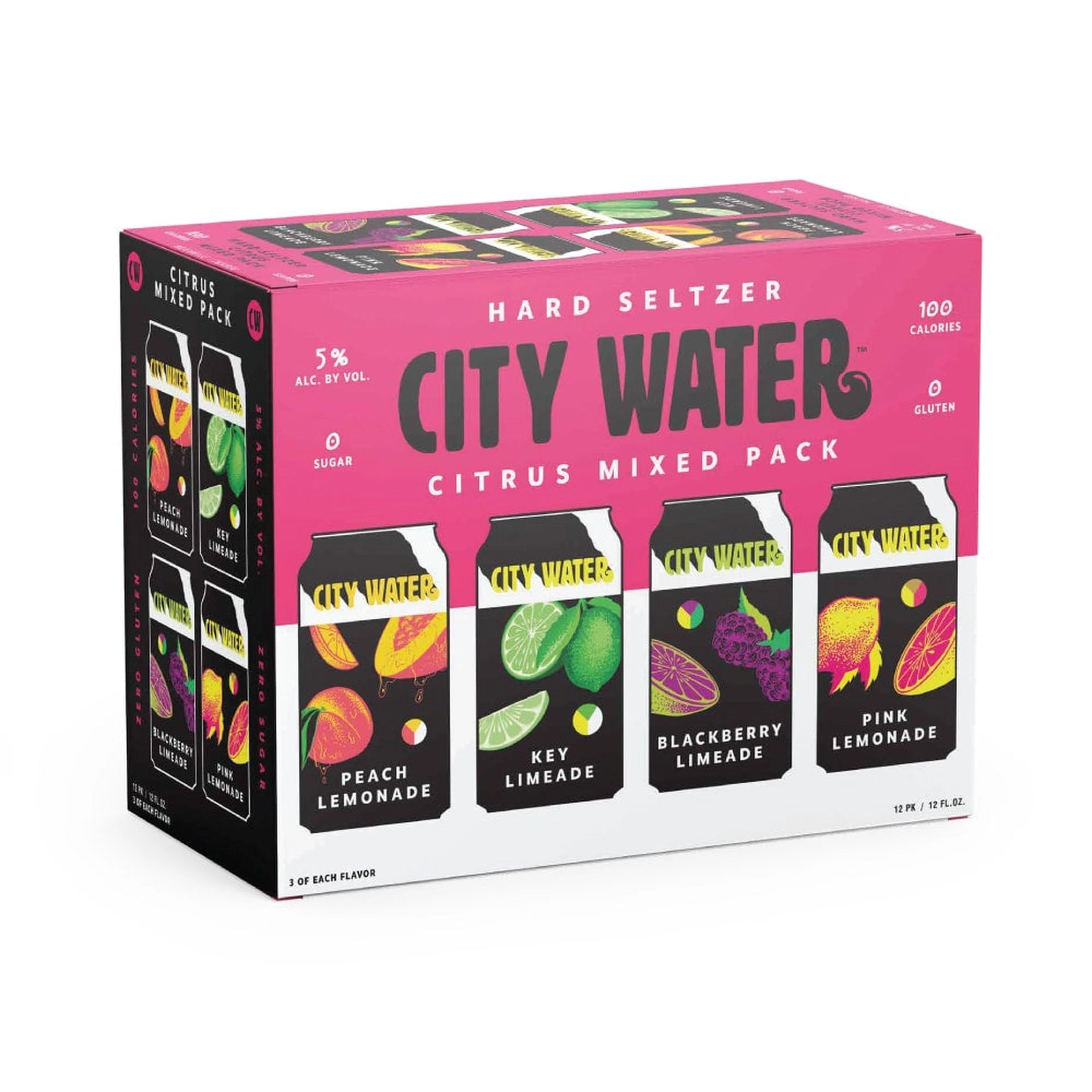 City Water Citrus Seltzer Variety 12Pk City Water Citrus Seltzer Variety 12Pk