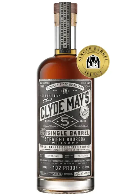 Clyde May's Liquor Barn Single Barrel Bourbon 750ML