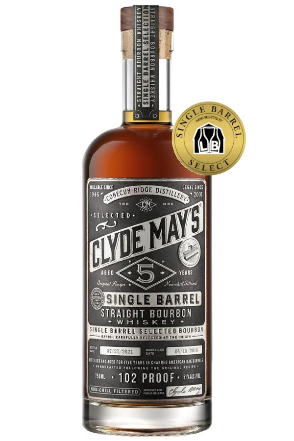 Clyde May's Liquor Barn Single Barrel Bourbon 750ML Clyde May's Liquor Barn Single Barrel Bourbon 750ML