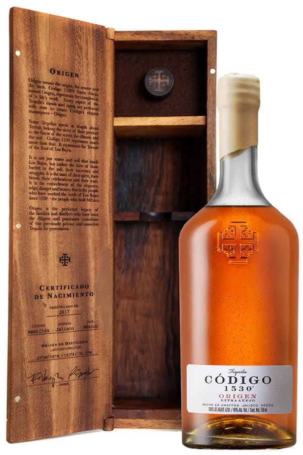 Codigo 1530 Origen Extra Anejo 750ML Codigo 1530 Origen Extra Anejo 750ML