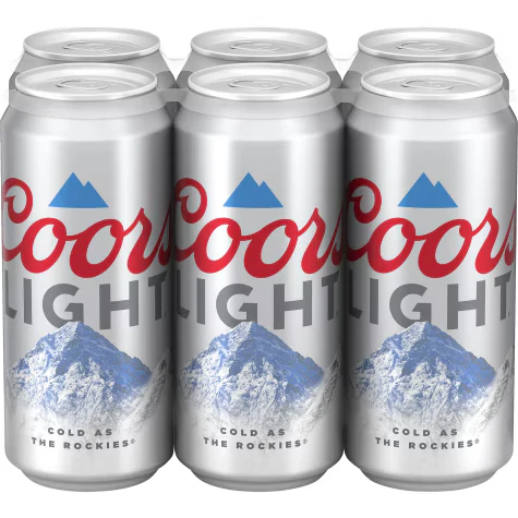 Coors Light 6Pk Cans Coors Light 6Pk Cans