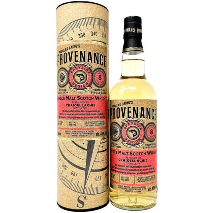 Craigellachie 8 Year Old Provenance Single Malt Scotch Whisky 70cl, 46% ABV
