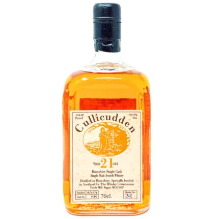 Cullicudden (Dalmore) 1974 21 Year Old Cask #5069 Whisky Connoisseur Single Malt Scotch Whisky, 70cl, 59.9% ABV