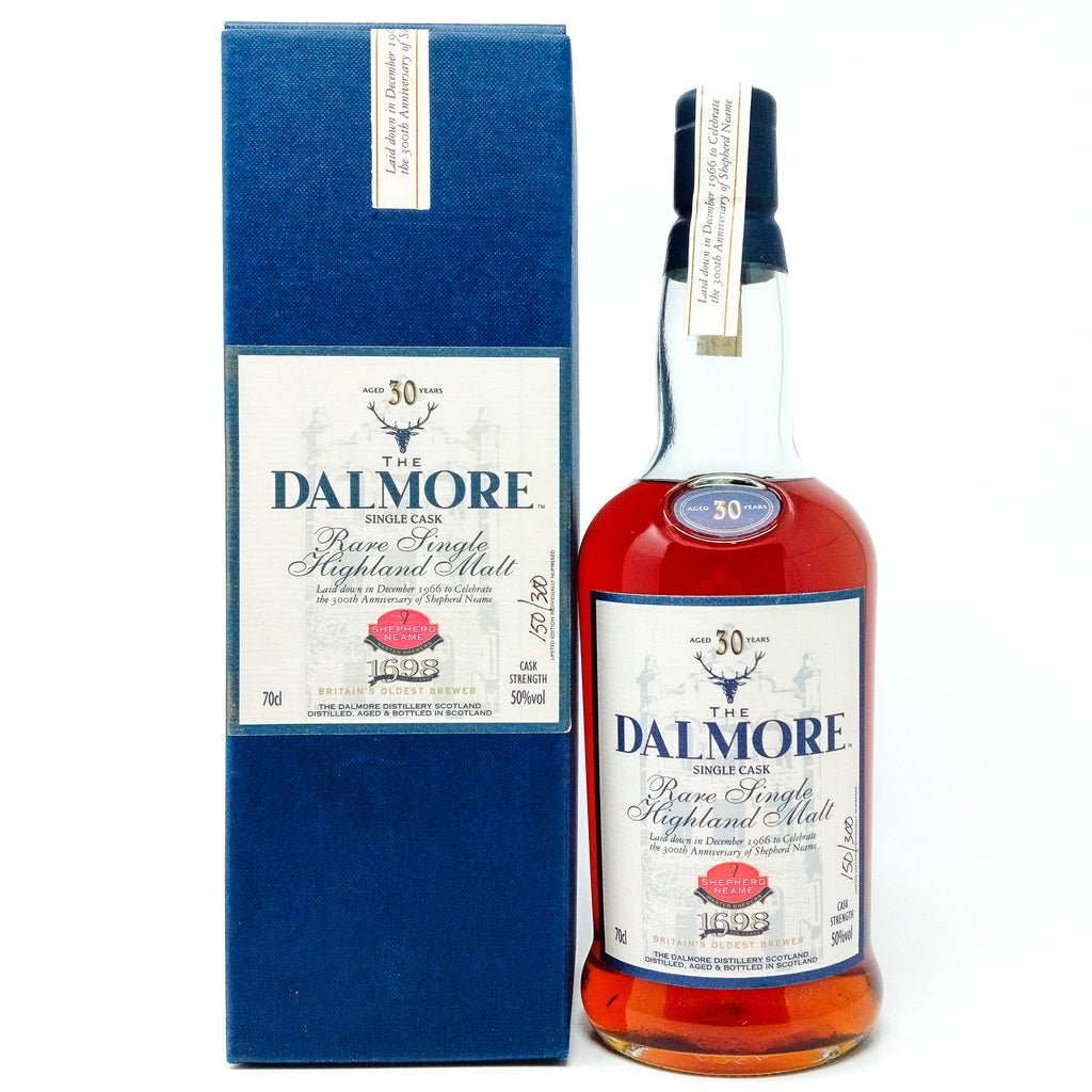 Dalmore 1966 30 Year Old 300th Anniversary of Shepherd Neame Single Malt Scotch Whisky, 70cl, 50% ABV Dalmore 1966 30 Year Old 300th Anniversary of Shepherd Neame Single Malt Scotch Whisky, 70cl, 50% ABV