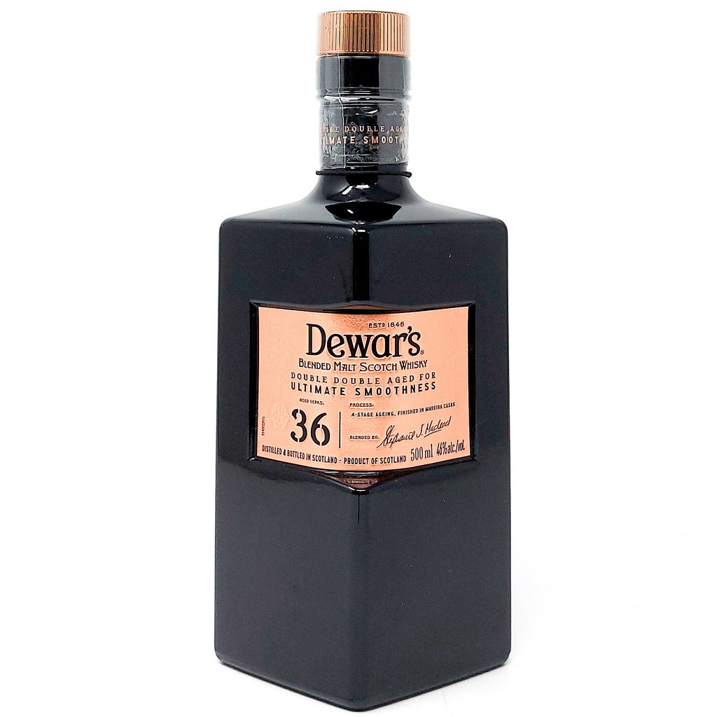 Dewar's 36 Year Old Double Double Aged Blended Scotch Whisky, 50cl, 46% ABV Dewar's 36 Year Old Double Double Aged Blended Scotch Whisky, 50cl, 46% ABV