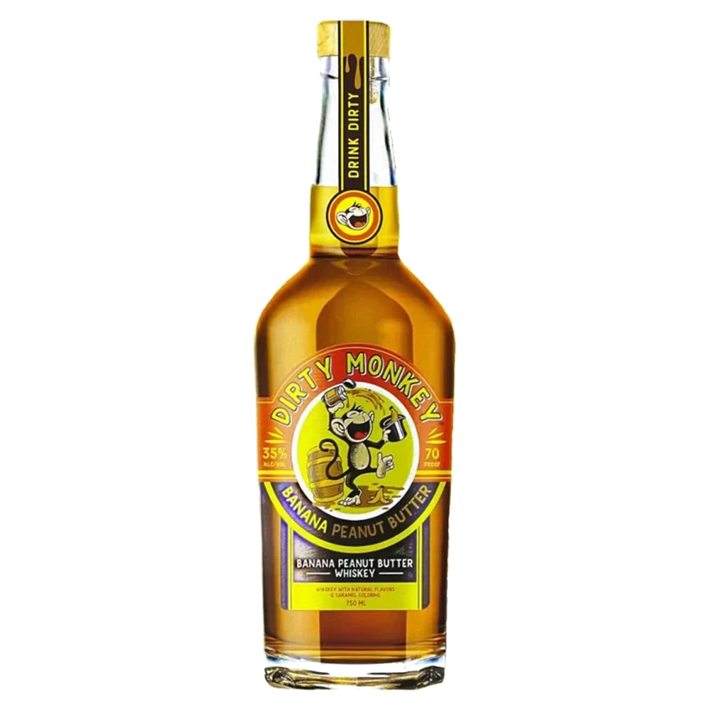 Dirty Monkey Banana Peanut Butter Whiskey 750ML Dirty Monkey Banana Peanut Butter Whiskey 750ML