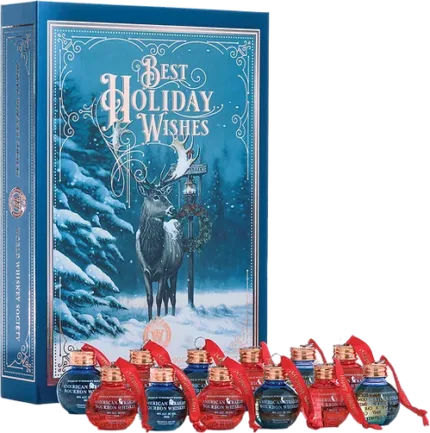 Doc Holiday Best Holiday Wishes Bourbon Ball Ornament Gift Set 750ML
