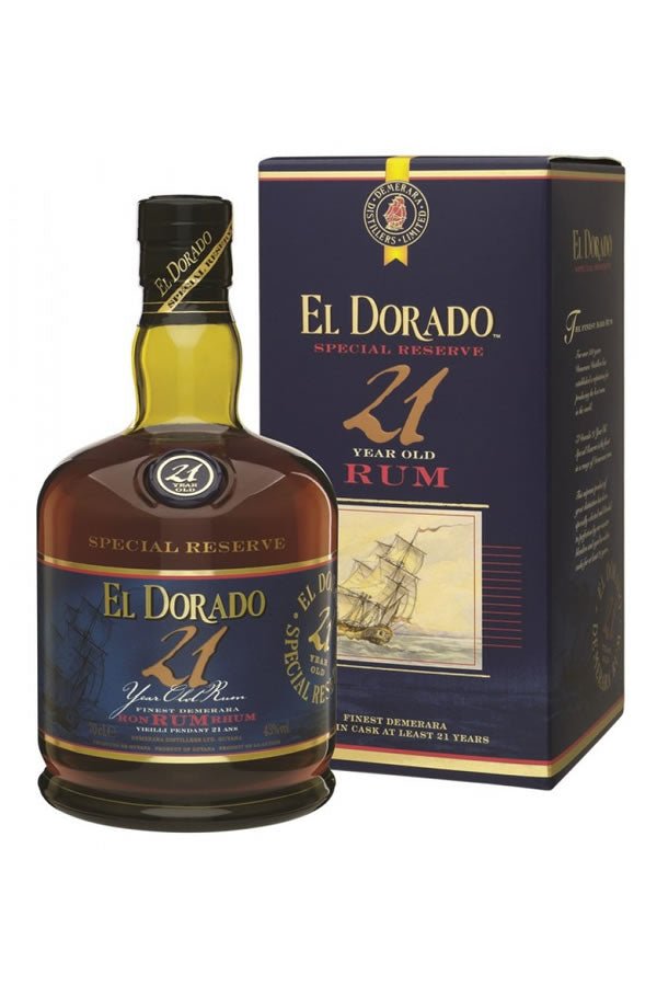 El Dorado Special Reserve 21 Year Demerara Rum 750ML El Dorado Special Reserve 21 Year Demerara Rum 750ML