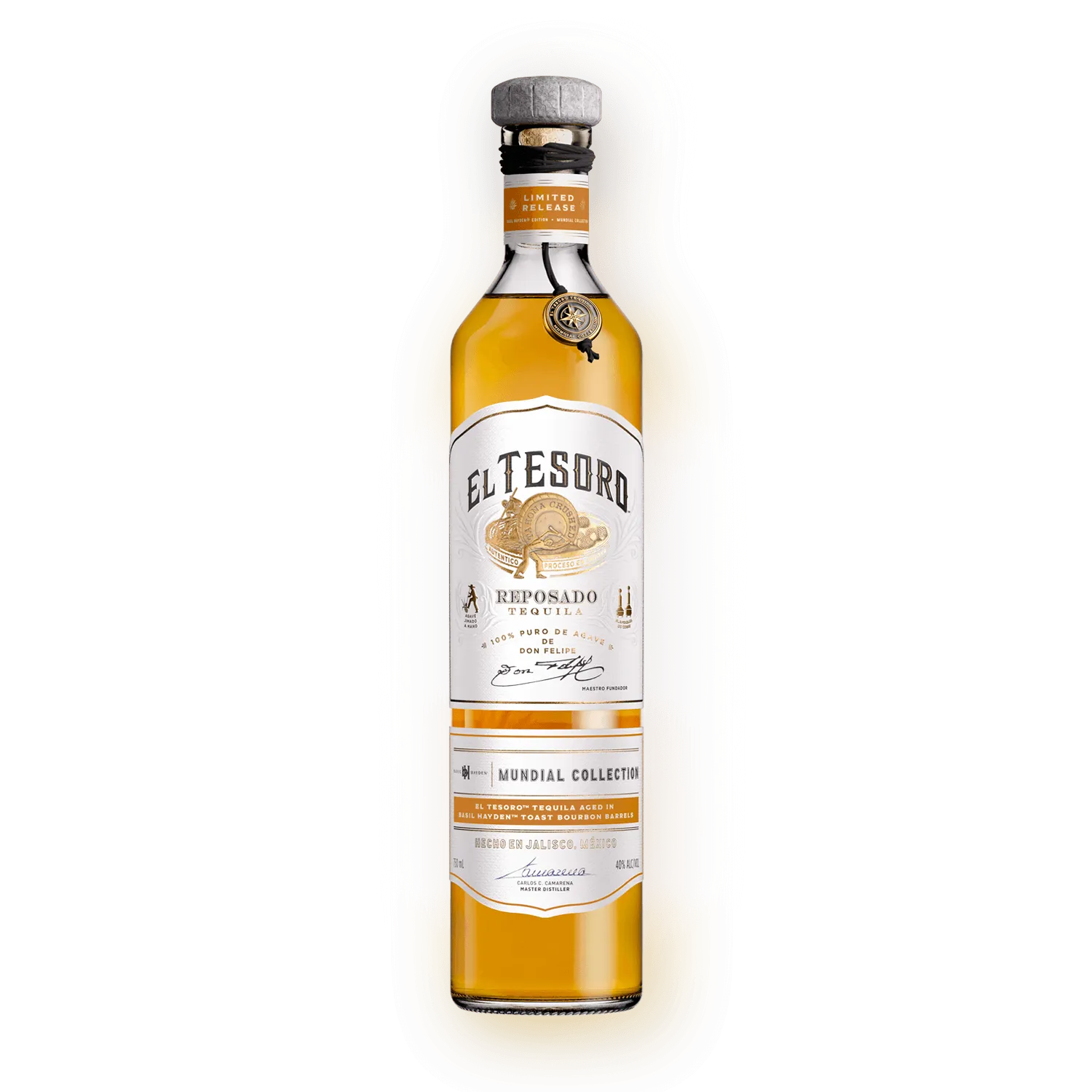 El Tesoro Mundial Collection Basil Hayden Edition Reposado 750ML El Tesoro Mundial Collection Basil Hayden Edition Reposado 750ML