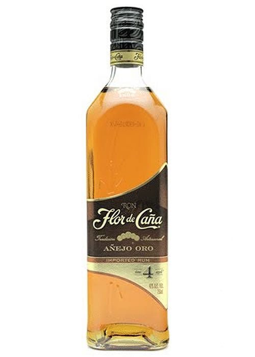 Flor De Cana Gold 4 Year Rum 750ML Flor De Cana Gold 4 Year Rum 750ML