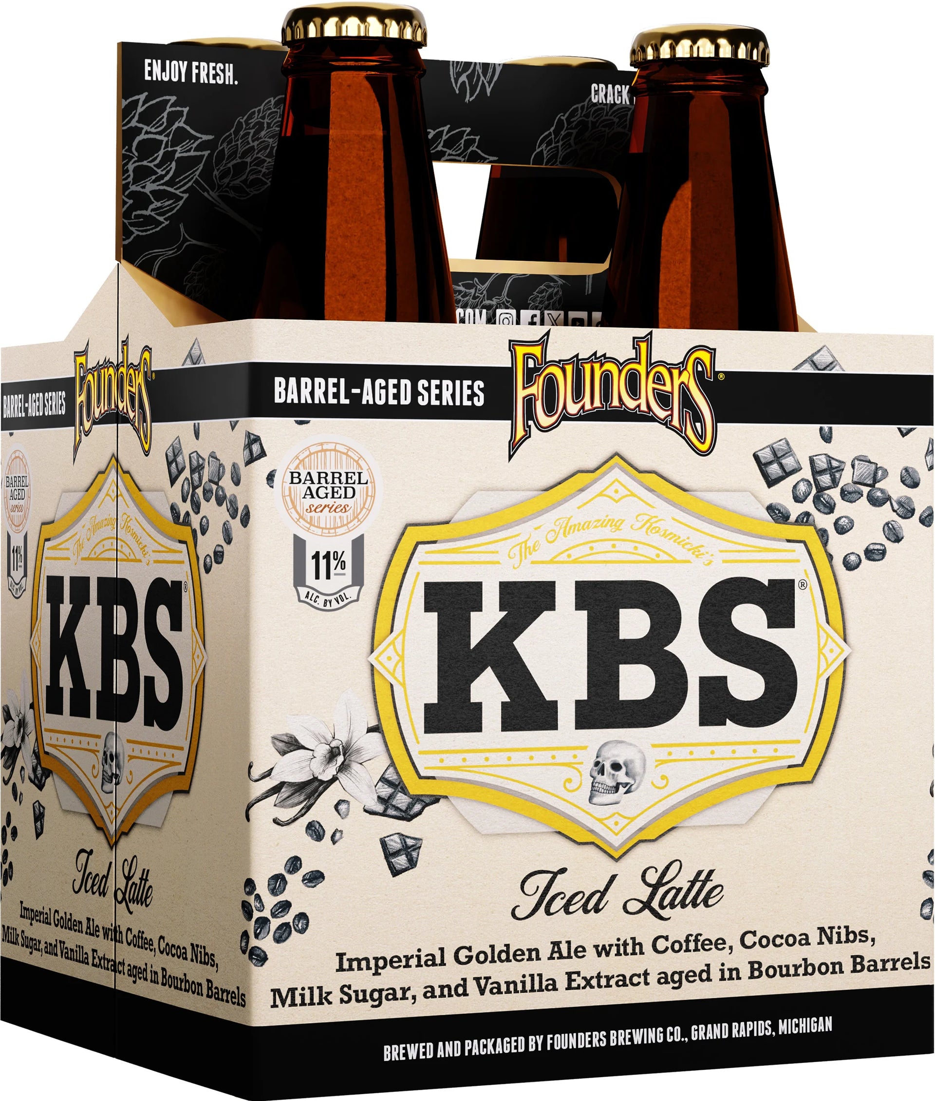 Founders KBS Iced Latte 4Pk Founders KBS Iced Latte 4Pk