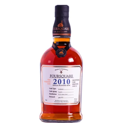 Foursquare 2010 12 Year Rum Barrel Strength 750ML