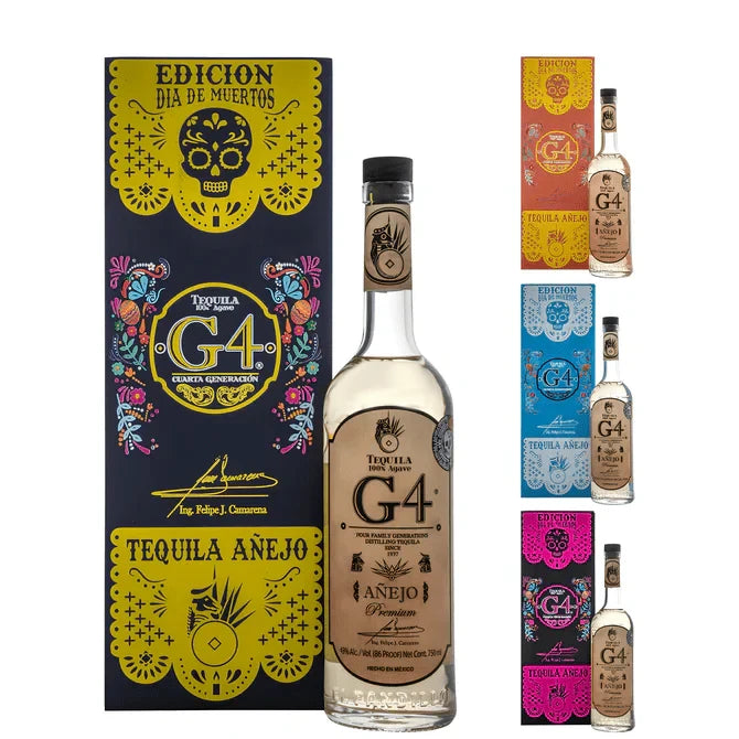 G4 Tequila Anejo Dia de Los Muertos 750ML G4 Tequila Anejo Dia de Los Muertos 750ML