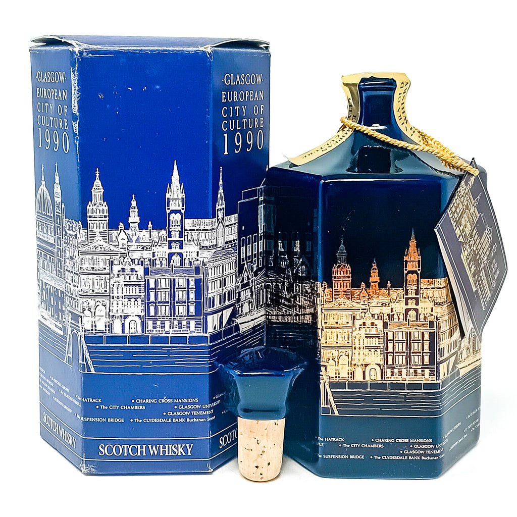 Glasgow European City of Culture 1990 Blended Scotch Whisky, 75cl, 40% ABV Glasgow European City of Culture 1990 Blended Scotch Whisky, 75cl, 40% ABV