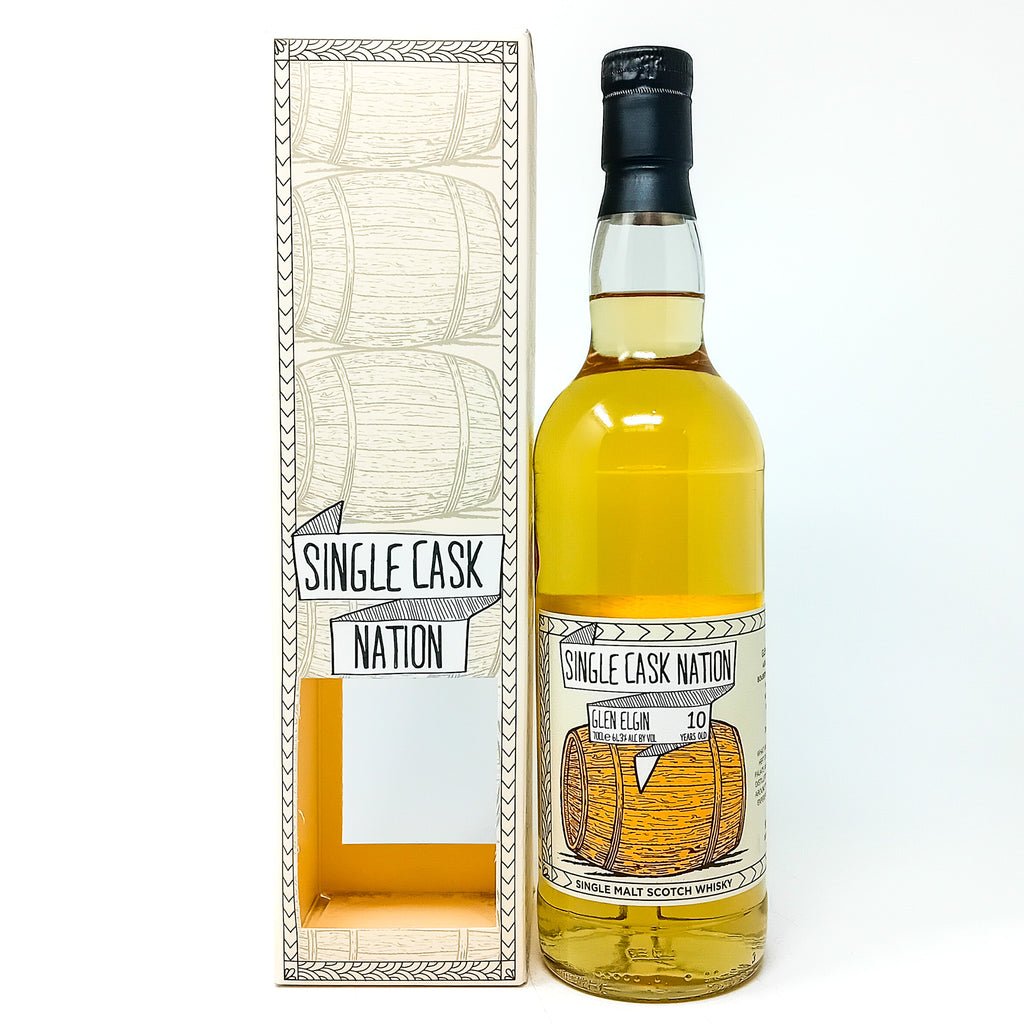 Glen Elgin 2010 10 Year Old Single Cask Nation Single Malt Scotch Whisky, 70cl, 61.3% ABV Glen Elgin 2010 10 Year Old Single Cask Nation Single Malt Scotch Whisky, 70cl, 61.3% ABV