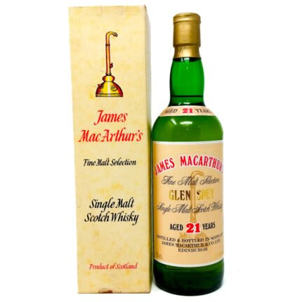 Glen Spey 21 Year Old James MacArthur's Cask Single Malt Scotch Whisky, 75cl, 55.4% ABV
