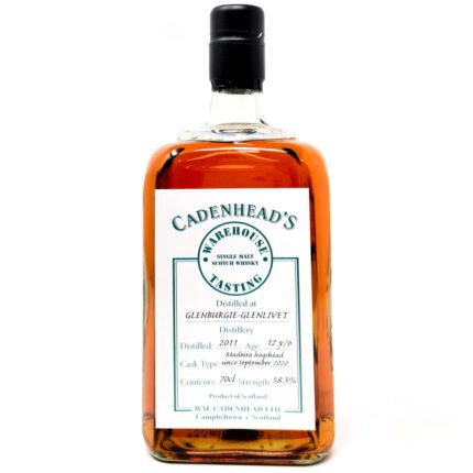 Glenburgie-Glenlivet 2011 12 Year Old Cadenhead's Warehouse Tasting Campbeltown Malts Festival 2023 Single Malt Scotch Whisky, 70cl, 58.3% ABV