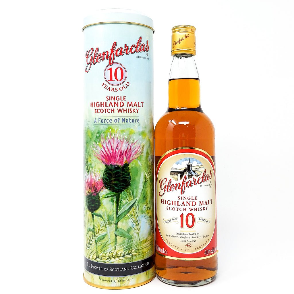 Glenfarclas 10 Year Old The Flower of Scotland Collection "A Force of Nature" Single Malt Scotch Whisky WG, 70cl, 40% ABV Glenfarclas 10 Year Old The Flower of Scotland Collection "A Force of Nature" Single Malt Scotch Whisky WG, 70cl, 40% ABV