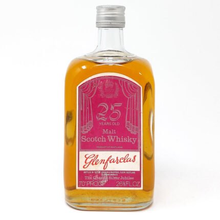 Glenfarclas 25 Year Old Gordon & MacPhail Queen's Silver Jubilee 1977 Single Malt Scotch Whisky, 26 2/3 fl. ozs., 70° Proof