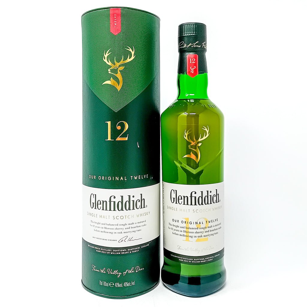 Glenfiddich 12 Year Old Single Malt Scotch Whisky, 70cl, 40% ABV Glenfiddich 12 Year Old Single Malt Scotch Whisky, 70cl, 40% ABV