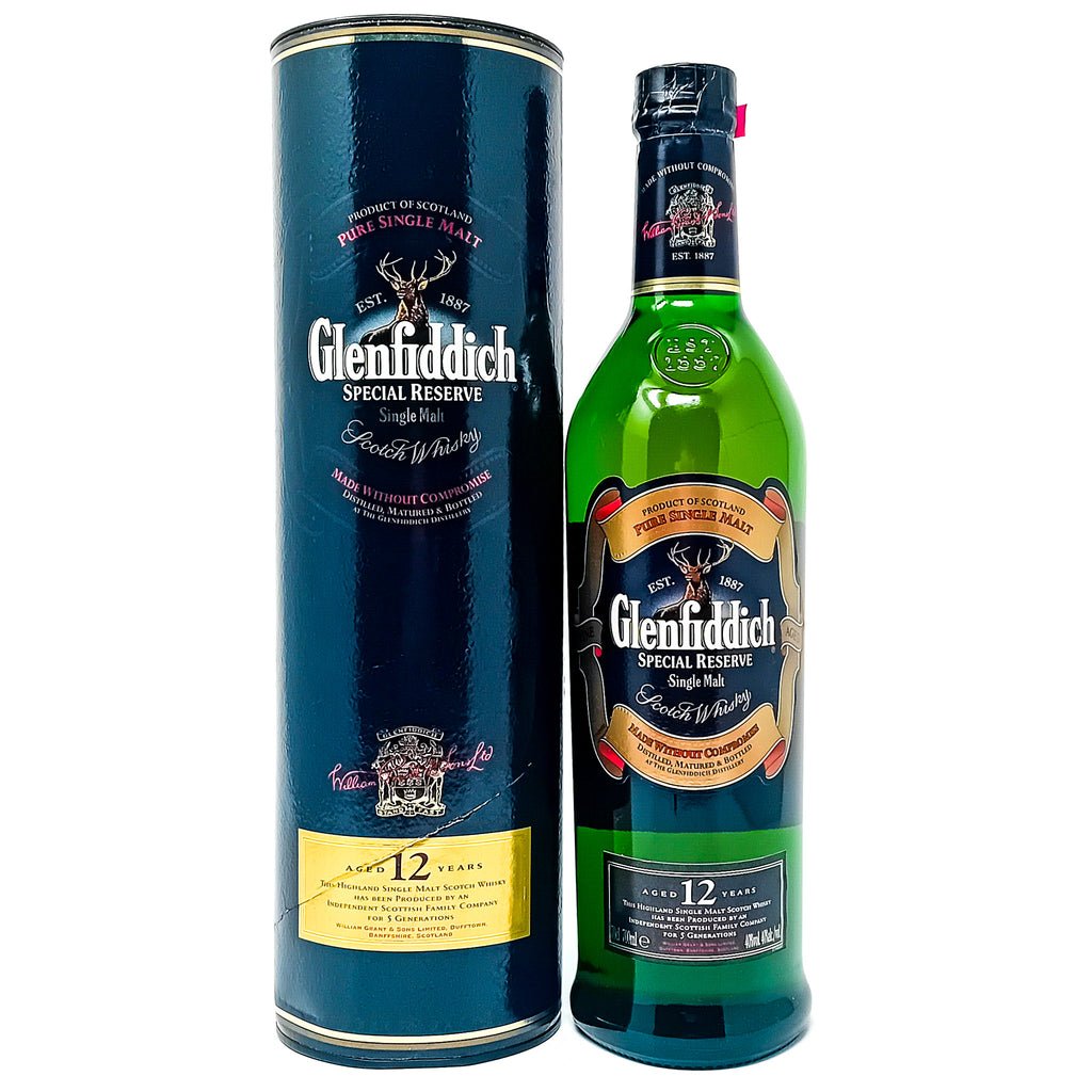 Glenfiddich 12 Year Old Special Reserve Single Malt Scotch Whisky, 70cl, 40% ABV Glenfiddich 12 Year Old Special Reserve Single Malt Scotch Whisky, 70cl, 40% ABV