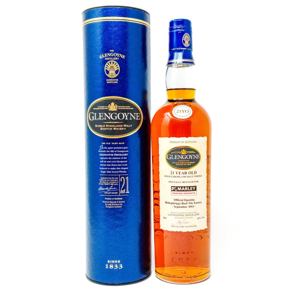 Glengoyne 21 Year Old for Marley Roofing Single Malt Scotch Whisky, 70cl, 43% ABV Glengoyne 21 Year Old for Marley Roofing Single Malt Scotch Whisky, 70cl, 43% ABV