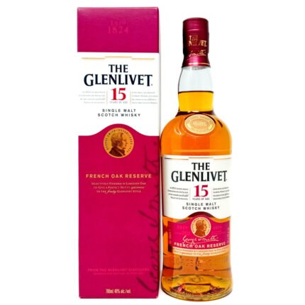 Glenlivet 15 Year Old French Oak Single Malt Scotch Whisky, 70cl, 40% ABV