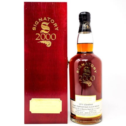 Glenlivet 1971 Signatory Vintage 27 Year Old Millennium Edition Single Malt Scotch Whisky, 70cl, 51.6% ABV