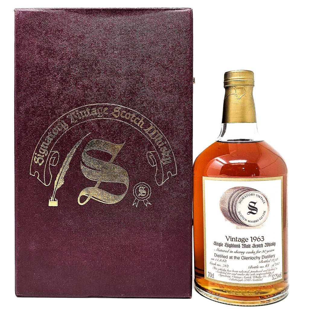 Glenlochy 1963 30 Year Old Signatory Vintage Single Malt Scotch Whisky, 70cl, 52.2% ABV Glenlochy 1963 30 Year Old Signatory Vintage Single Malt Scotch Whisky, 70cl, 52.2% ABV