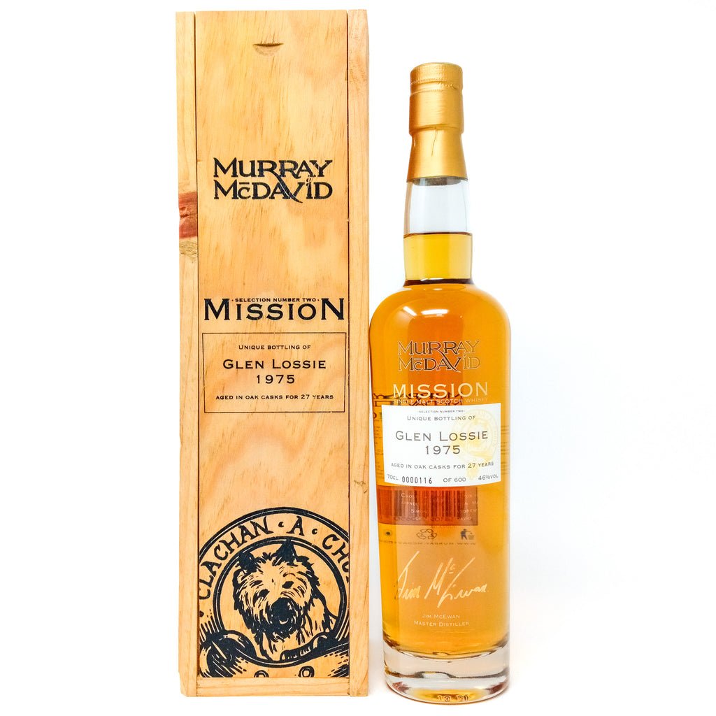 Glenlossie 1975 27 Year Old Murray McDavid Mission II Single Malt Scotch Whisky, 70cl, 46% ABV Glenlossie 1975 27 Year Old Murray McDavid Mission II Single Malt Scotch Whisky, 70cl, 46% ABV