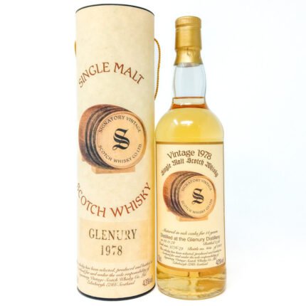 Glenury 1978 14 Year Old Signatory Vintage Single Malt Scotch Whisky, 70cl, 43% ABV