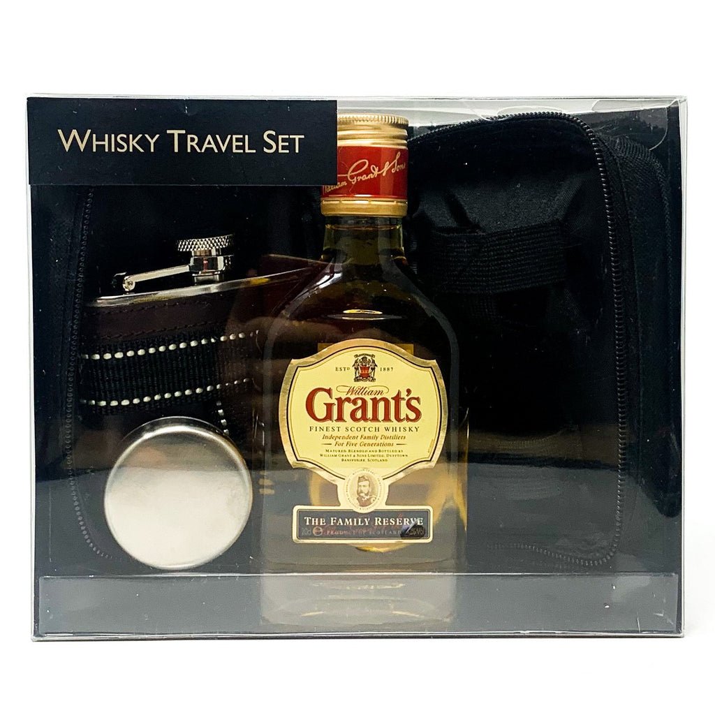 Grant's Blended Scotch Whisky Travel Set, Half Bottle, 20cl, 40% ABV Grant's Blended Scotch Whisky Travel Set, Half Bottle, 20cl, 40% ABV
