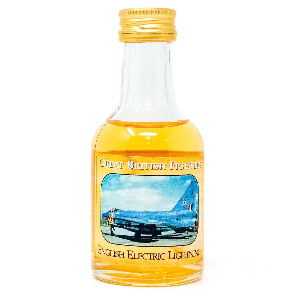 Great British Fighters English Electric Lightning Single Malt Scotch Whisky, Miniature, 5cl, 40% ABV Great British Fighters English Electric Lightning Single Malt Scotch Whisky, Miniature, 5cl, 40% ABV