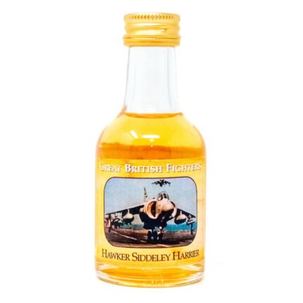 Great British Fighters Hawker Siddeley Harrier Single Malt Scotch Whisky, Miniature, 5cl, 40% ABV