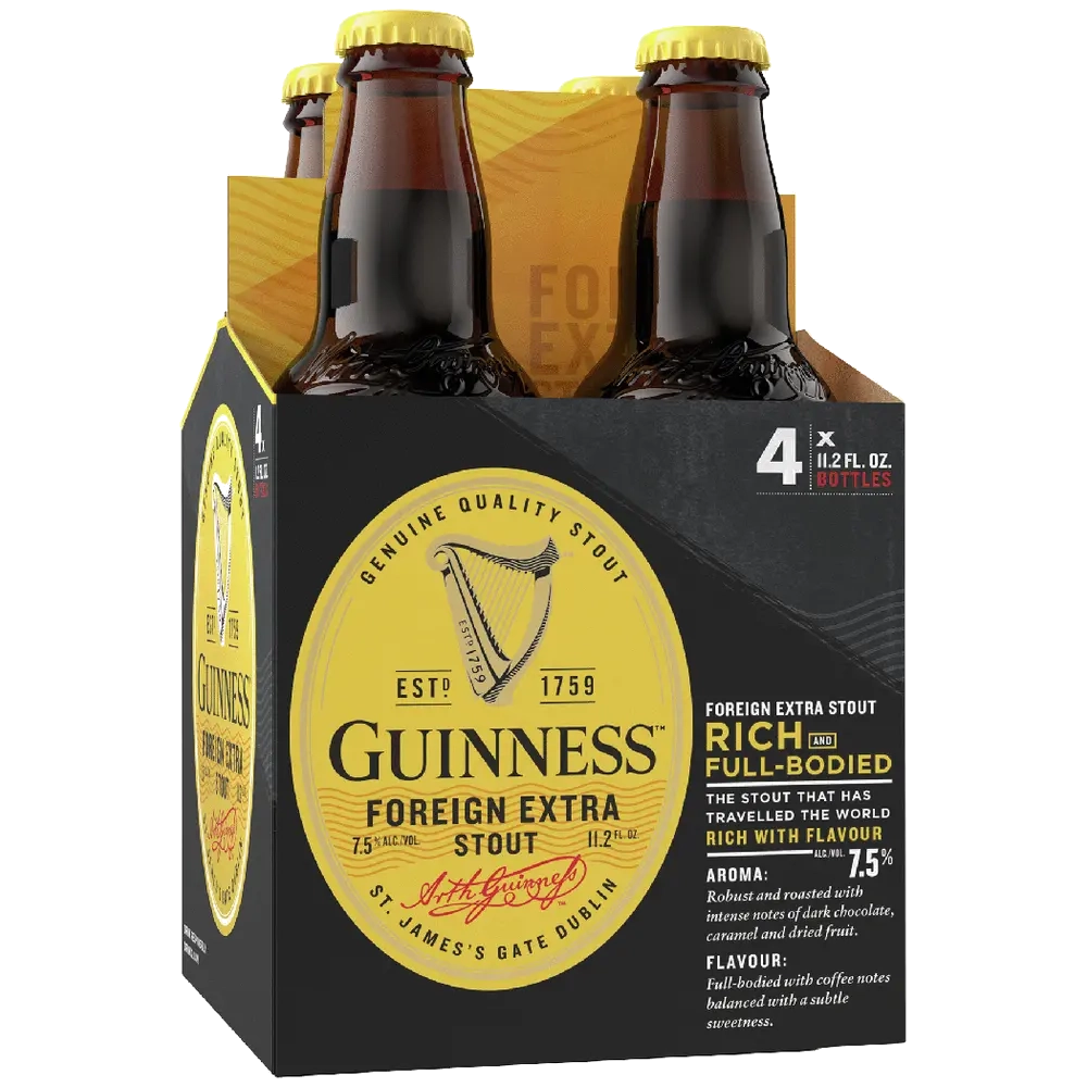 Guinness Foreign Extra Stout 4Pk Guinness Foreign Extra Stout 4Pk