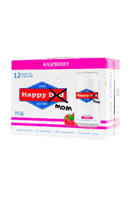 Happy Mom Raspberry Hard Seltzer 12Pk
