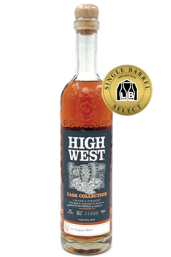 High West Liquor Barn Barrel Select Amontillado Sherry Cask Finish Bourbon 750ML High West Liquor Barn Barrel Select Amontillado Sherry Cask Finish Bourbon 750ML