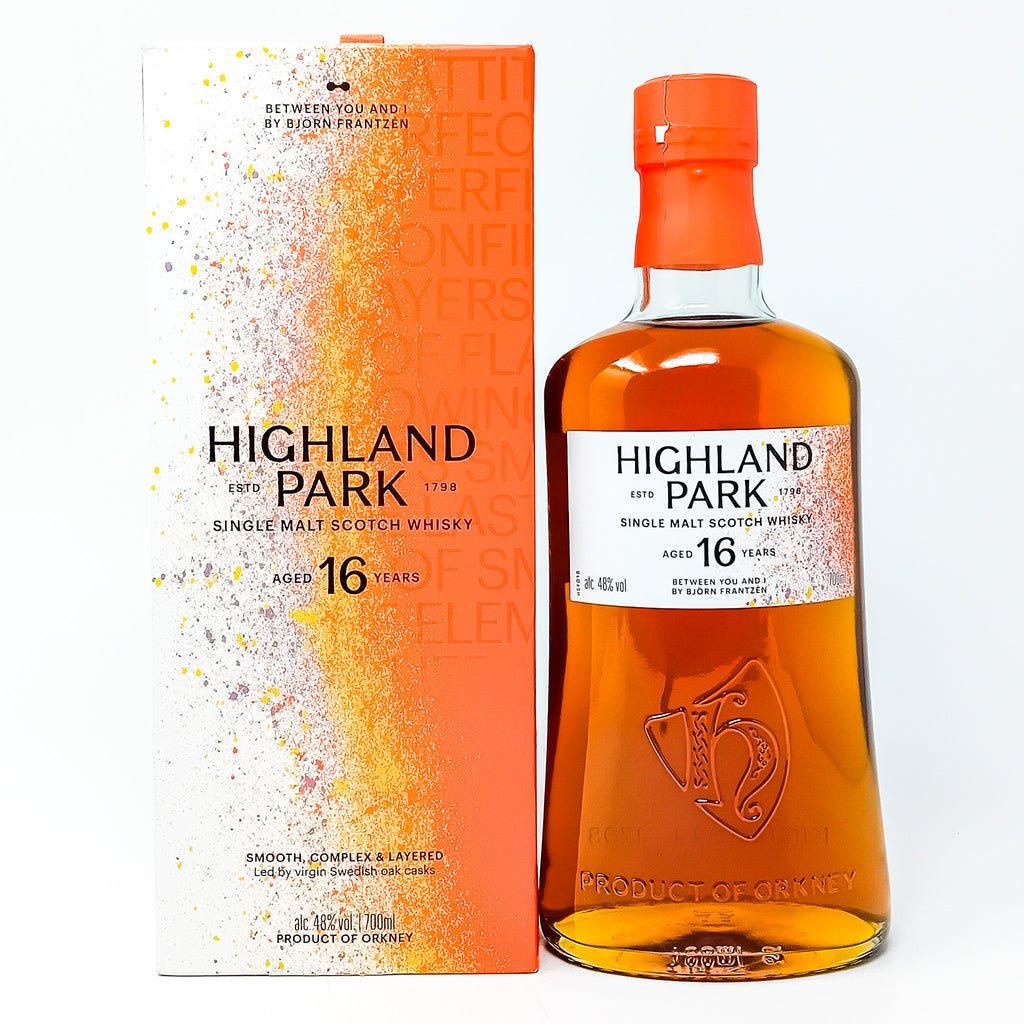 Highland Park 16 Year Old Between You and I Single Malt Scotch Whisky, 70cl, 40% ABV Highland Park 16 Year Old Between You and I Single Malt Scotch Whisky, 70cl, 40% ABV