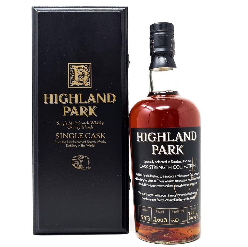 Highland Park 1983 20 Year Old Single Cask Single Malt Scotch Whisky, 70cl, 56.4% ABV Highland Park 1983 20 Year Old Single Cask Single Malt Scotch Whisky, 70cl, 56.4% ABV