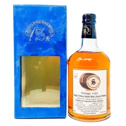 Highland Park 1989 10 Year Old Signatory Vintage Single Malt Scotch Whisky, 70cl, 57.1% ABV