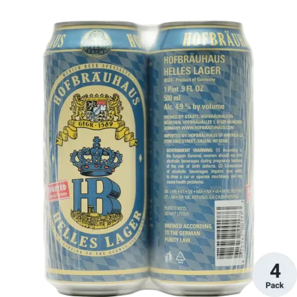 Hofbrauhaus Helles Lager 4Pk
