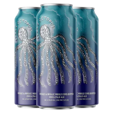 Hop Butcher Glass Octopus 4Pk