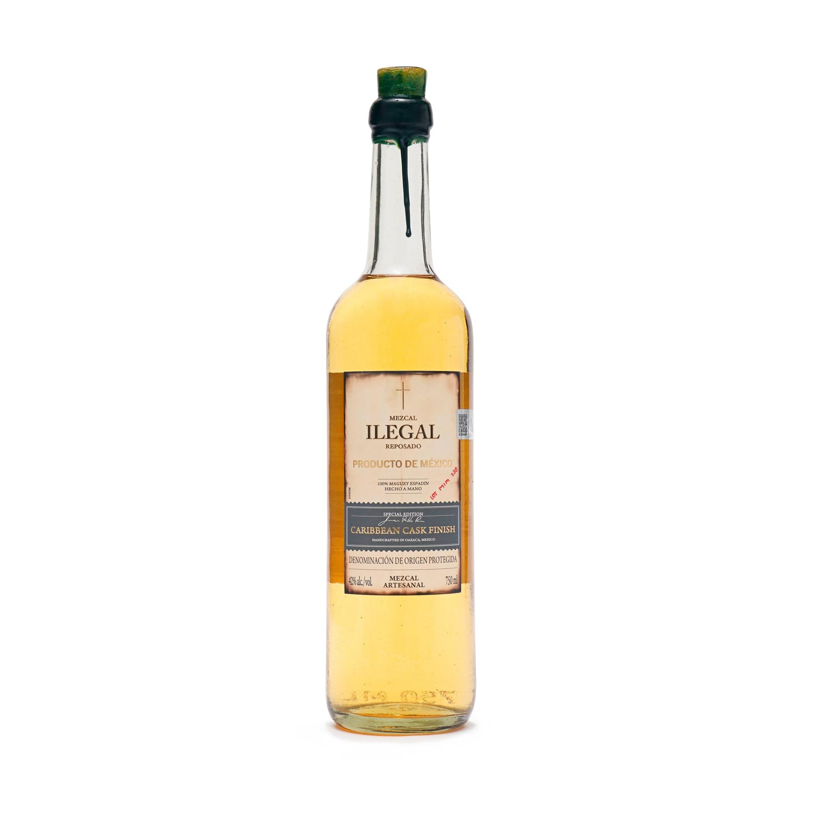 Ilegal Mezcal Reposado Caribbean Cask Finish 750ML Ilegal Mezcal Reposado Caribbean Cask Finish 750ML